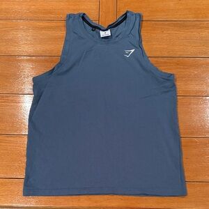 Gymshark Men's Navy Tank Top
